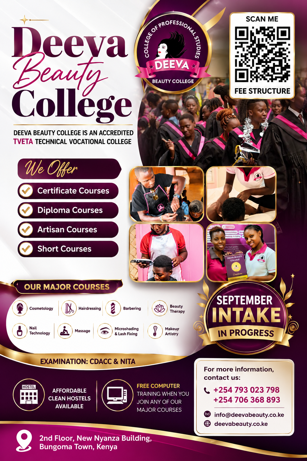 Deeva Beauty College intake campaign